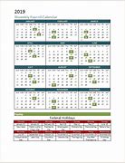 Image result for 2018 Payroll Calendars Print