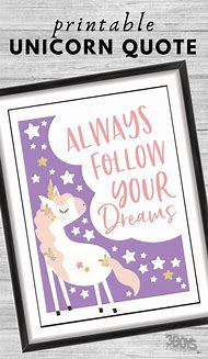 Image result for Free Printable Unicorn Quotes