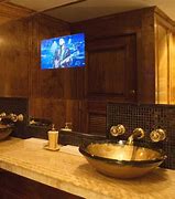 Image result for Bathroom Mirror with TV Built In