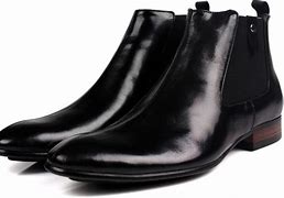 Image result for Black Dress Boots for Men