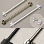 Image result for Short Half Curtain Rods