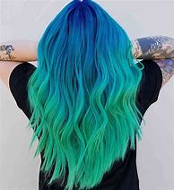 Image result for Blue Green Ombre Hair