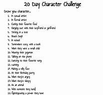Image result for Drawing Your Favorite Charater 30-Day Challege