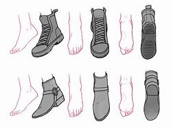 Image result for Drawing Feet in Shoes