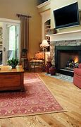 Image result for Living Room with TV Over Fireplace