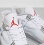 Image result for All White Jordan 4S