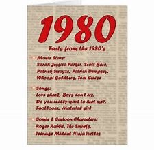 Image result for 1980 Birthday Message