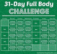 Image result for 31 Day Workout Challenge