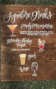 Image result for Creative Signature Drink Ideas