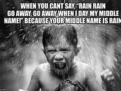 Image result for Cold Rain Meme