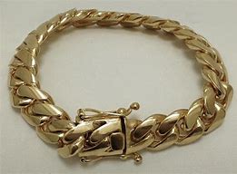 Image result for Men's Gold Bracelets 14K