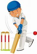 Image result for Cricket Bat Ball Cartoon