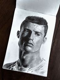 Image result for Pencil Sketch of Ronaldo