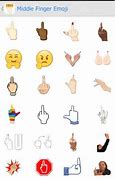 Image result for Middle Finger Emoji Android