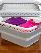 Image result for Collapsible Cloth Laundry Basket