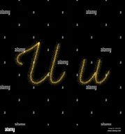 Image result for Glitter Letter U