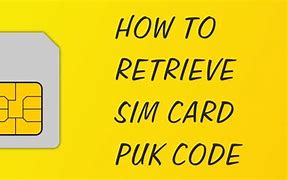 Image result for Find My PUK Code