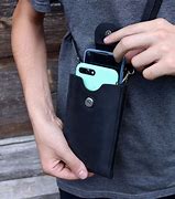 Image result for Handmade Leather iPhone Holster
