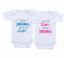 Image result for Funny Twin Onesies