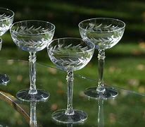 Image result for Crystal Wine and Champagne Glasses