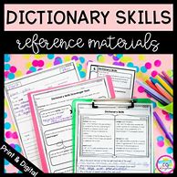 Image result for Dictionary Skills 9th Grade