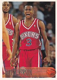 Image result for Allen Iverson Rookie Year Card