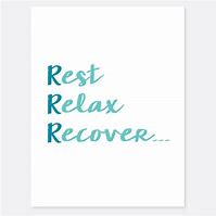 Image result for Rest Recover Rejoice