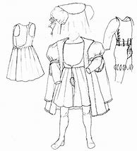 Image result for Medieval Clothing Drawing