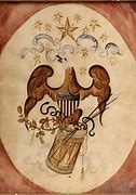 Image result for Civil War Eagle with Flag Drawing