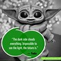Image result for Yoda Dark Side Quote