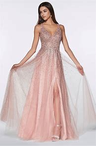 Image result for Rose Gold Evening Dress