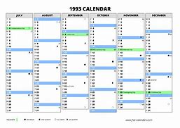 Image result for March 1993 Calendar