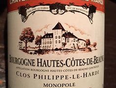 Image result for Philippe Hardi Bourgogne Hautes Cotes Beaune Clos Philippe Hardi