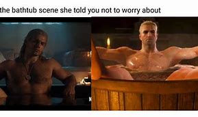 Image result for Geralt in Bath Meme