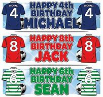 Image result for Football Birthday Banner