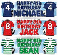 Image result for Happy Birthday Football Banner