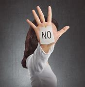 Image result for Person with No Face Saying No