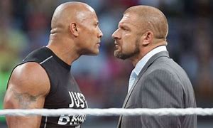Image result for Triple H The Rock Photos