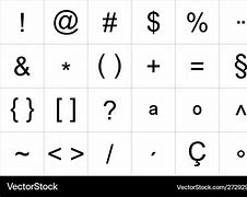 Image result for Letter Symbols On Keyboard