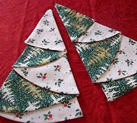 Image result for Man Sewing Rob Appell Christmas Tree Napkins