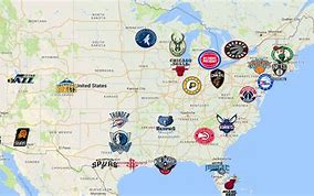 Image result for NBA Teams Geography