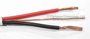 Image result for Flat Power Cord with Gold Metal