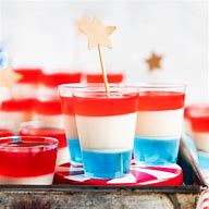 Image result for Red White and Blue Jello Shots