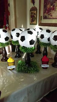 Image result for Soccer Theme Centerpieces