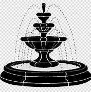 Image result for Fountain Clip Art Black and White