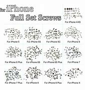Image result for iPhone 10 Screw Chart