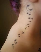 Image result for Moon and Stars Tattoo Designs