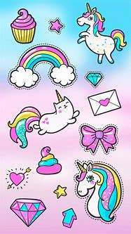 Image result for Cute Kawaii Unicorn Wallpaper