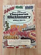 Image result for Vintage Dictionary Thesaurus