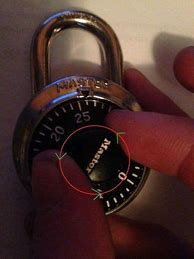 Image result for Unlocked Lock Combination